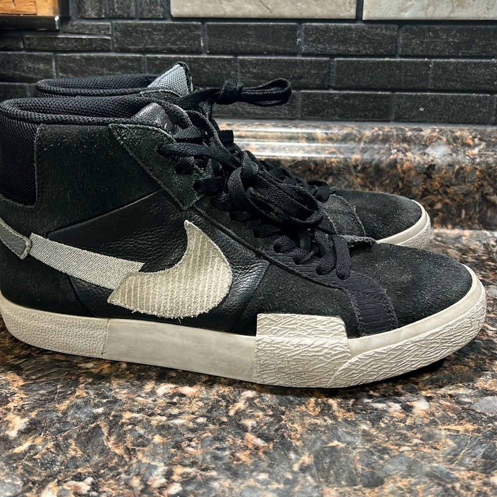 Nike SB Zoom Blazer Mid PRM Sneaker Shoes DA8854 001 Black Grey Men size 8